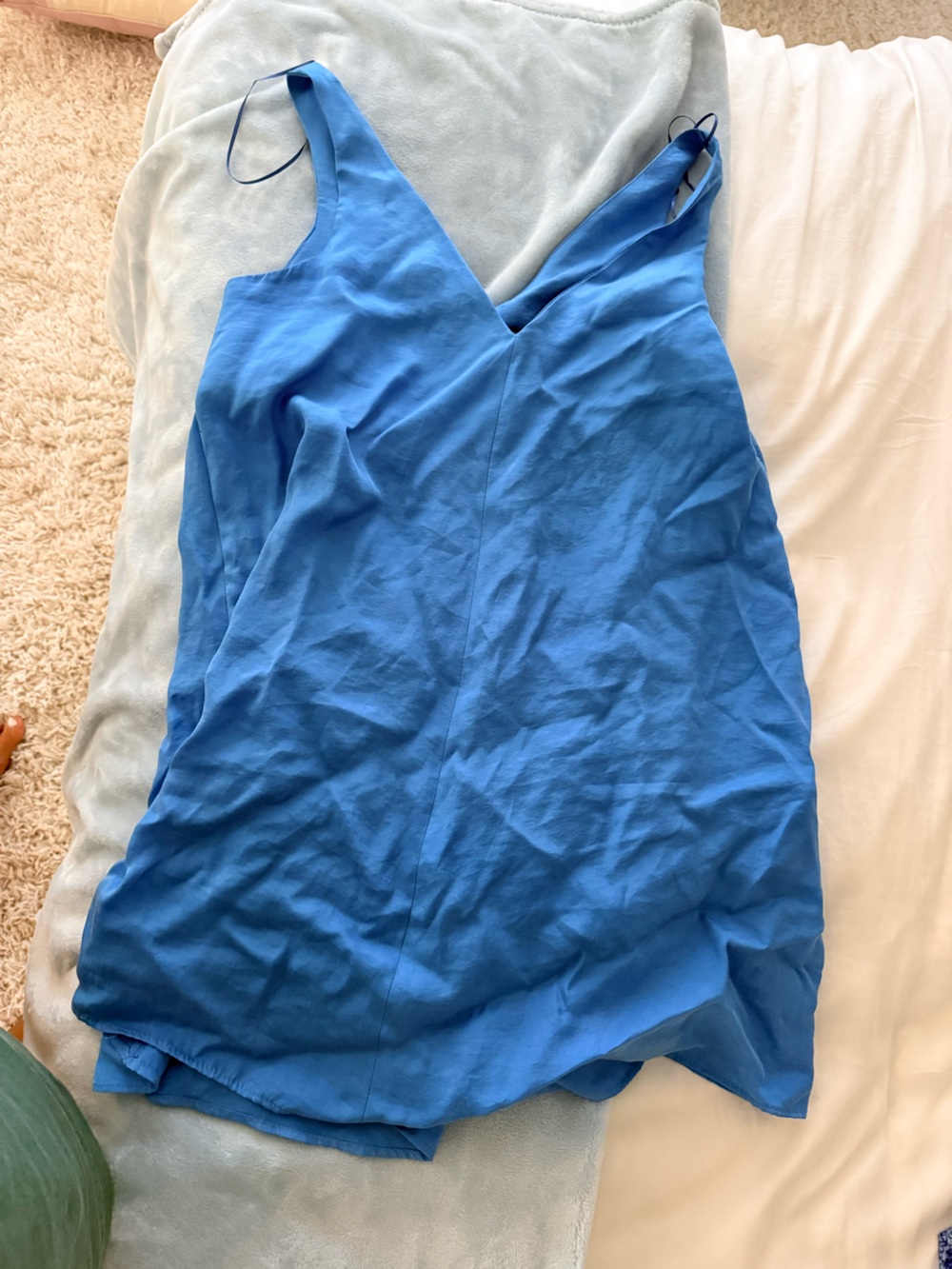 Zara blue mini dress